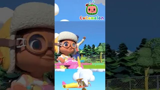 Hello Airplane Song #Shorts ｜ CoComelon Nursery Rhymes and Kids Songs