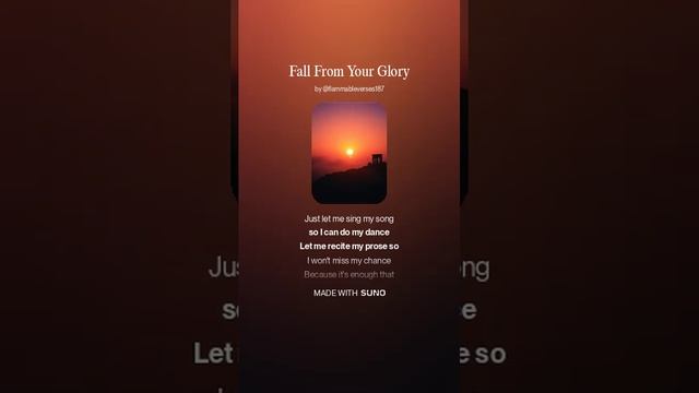 Fall From Your Glory