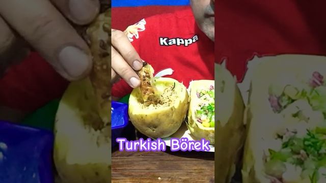 Incredible delicious Turkish Börek | ASMR | Eating sounds | #shorts