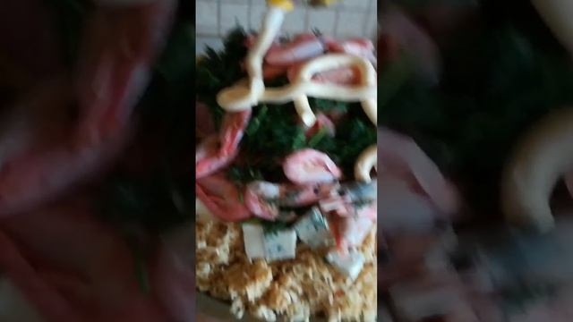 50 БИЧ-ПАКЕТОВ С КРЕВЕТКАМИ, КРАСНОЙ РЫБОЙ, ХАМОНОМ, КОЛБАСОЙ И МАЙОНЕЗОМ