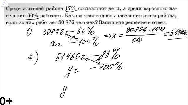 Проценты. Универсальная схема решения задач по математике. ЕГЭ. ОГЭ. ВПР
