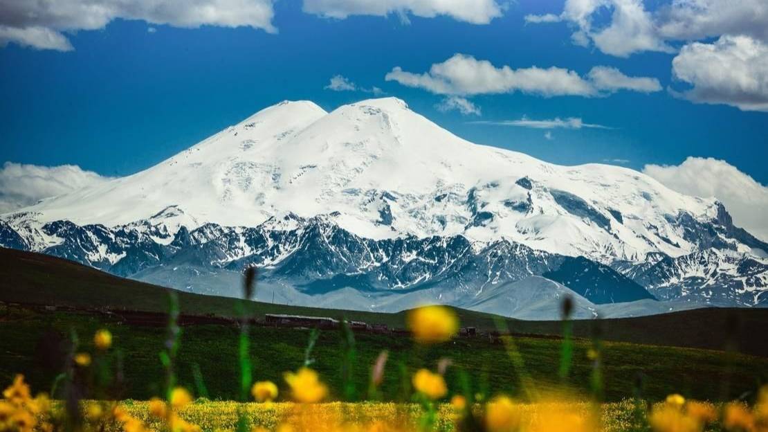 Приэльбрусье. Горный таймлапс. Mount Elbrus timelapse #путешествия #travel #эльбрус