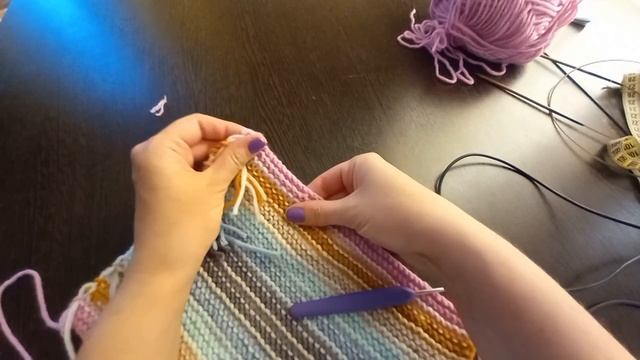 Красивые следочки из истоков пряжи
