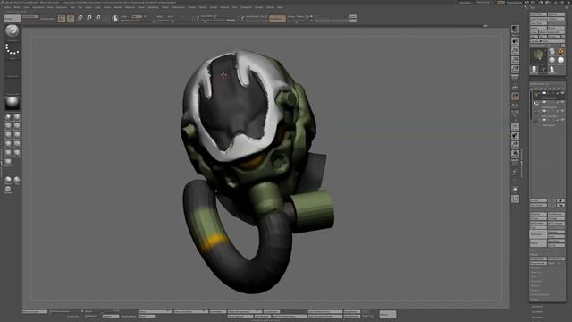 Zbrush Tips 01_ Hardsurface Shell Design (720p)