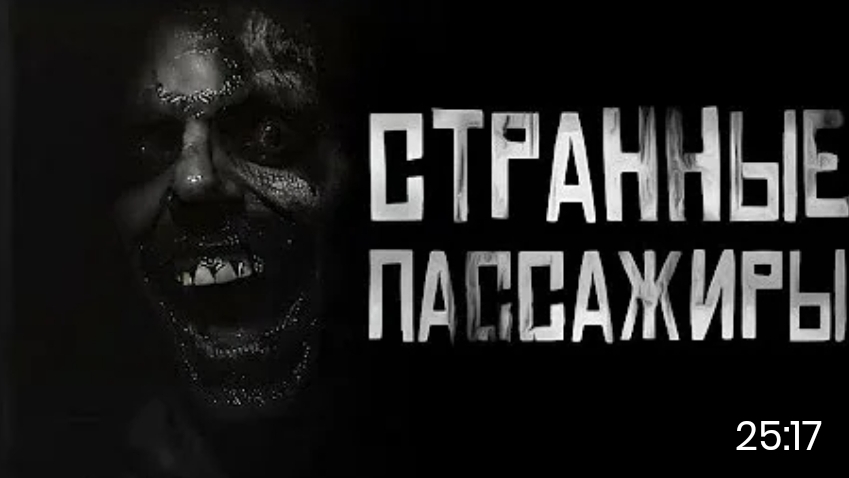странные пассажиры. страшные истории на ночь