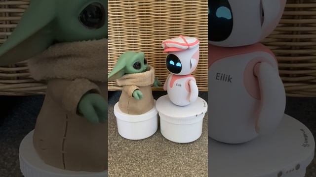 Eilik Grogu Conversation 😲🤣#shorts #eilik #funny #eilikrobot  #robot  #funnyshorts #grogu #babyyoda