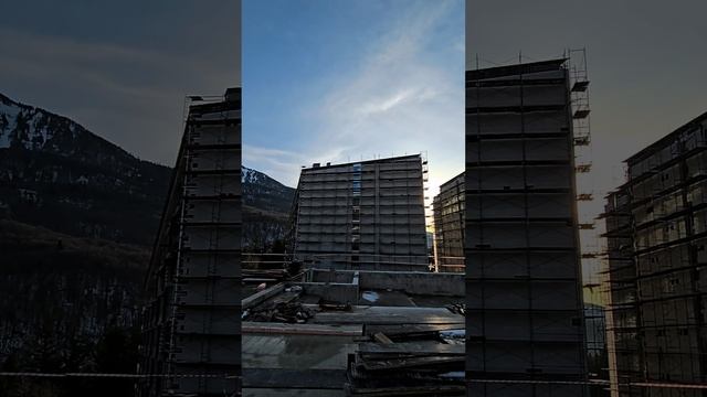 в полёте