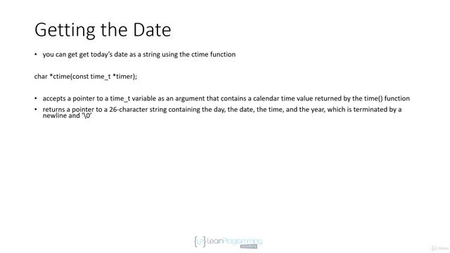 130 Date and Time functions