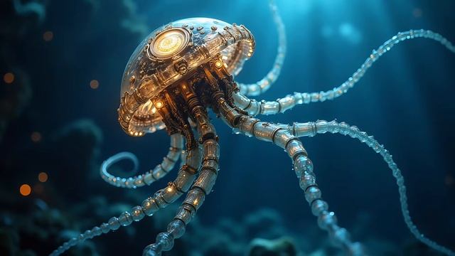 Steampunk Underwater World： A Stunning Fantasy Sci-Fi Short Adventure - AI Video