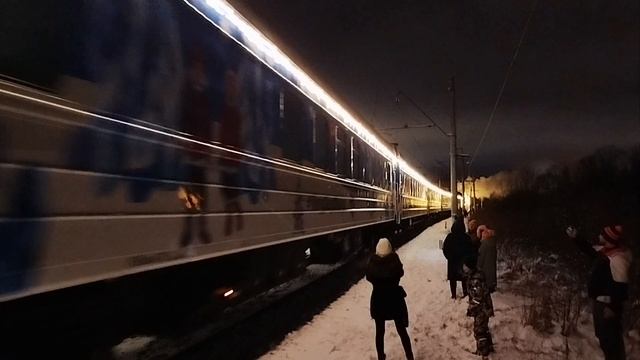 Поезд Деда Мороза 2025 в Петербурге