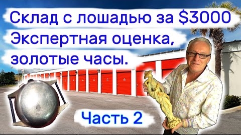 Склад с лошадью за $3000, Часть 2. Экспертная оценка и золотые часы