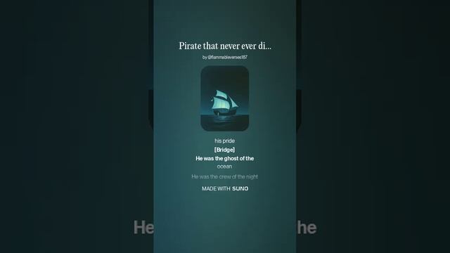 Pirate that never ever dies