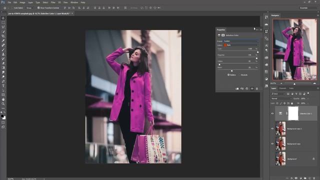 1 Minute Change Dress Color Photoshop Effect Tutorial