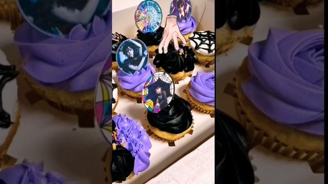 Wednesday cupcakes #YouTubeshorts #ytshorts #viral please like and subscribe to my channel