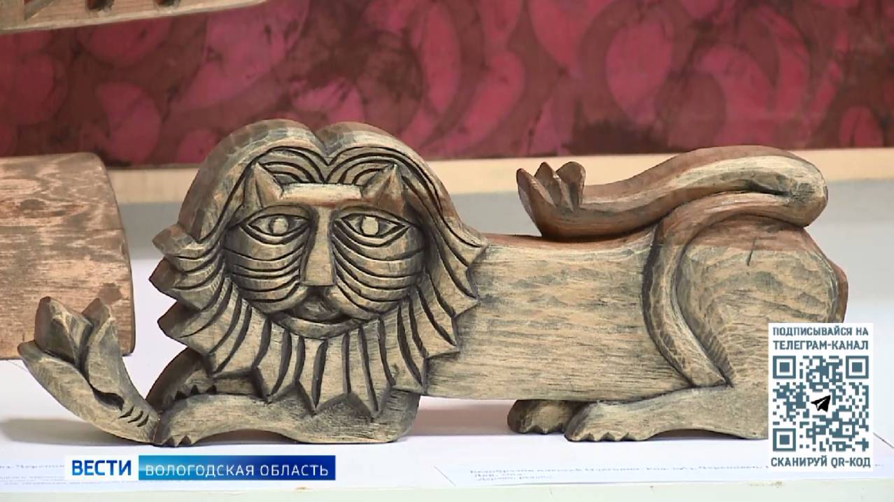 Выставка художественной резьбы по дереву открылась в Вологде
