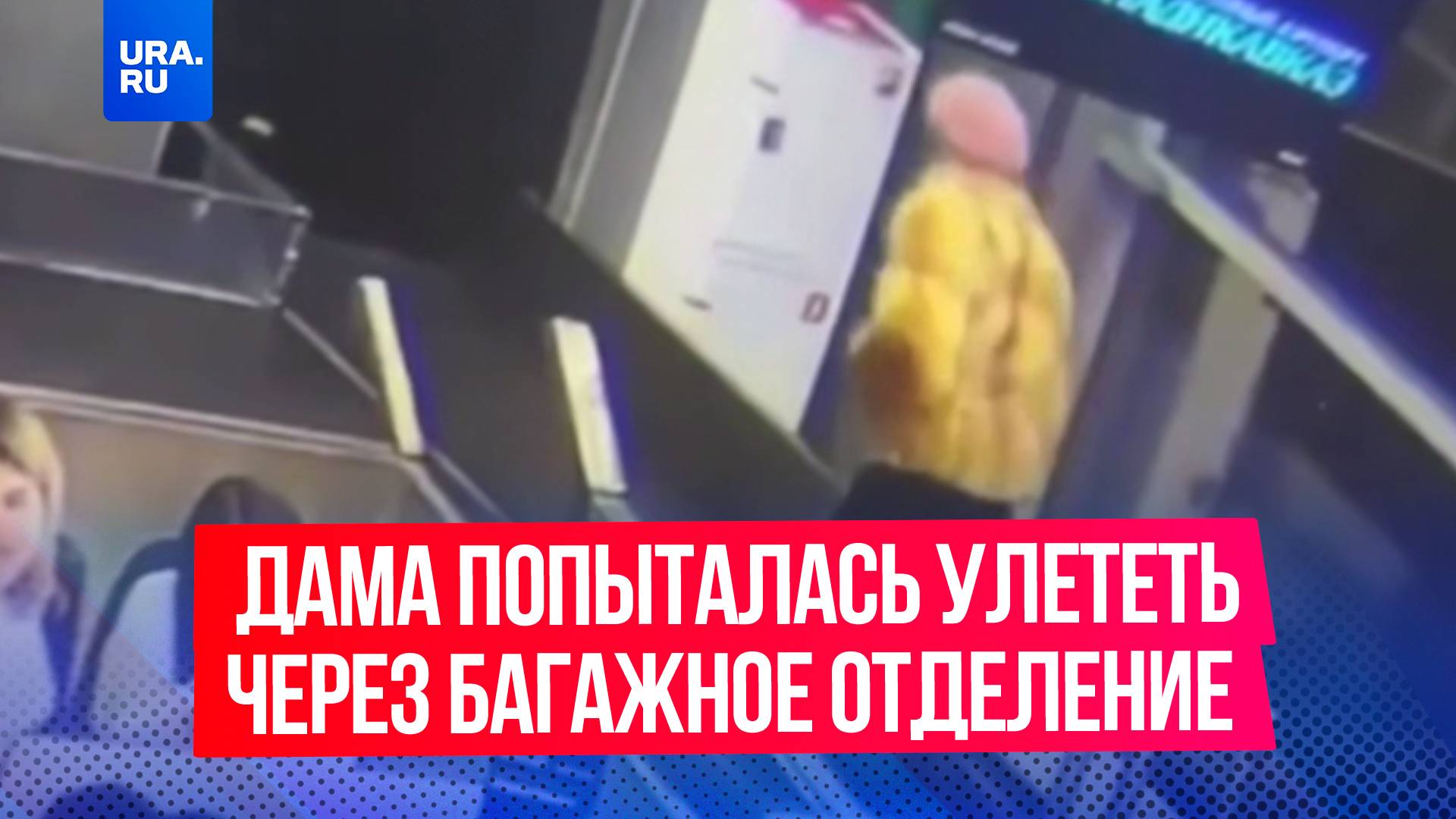 Пенсионерка попыталась улететь через багажное отделение в аэропорту Владикавказа