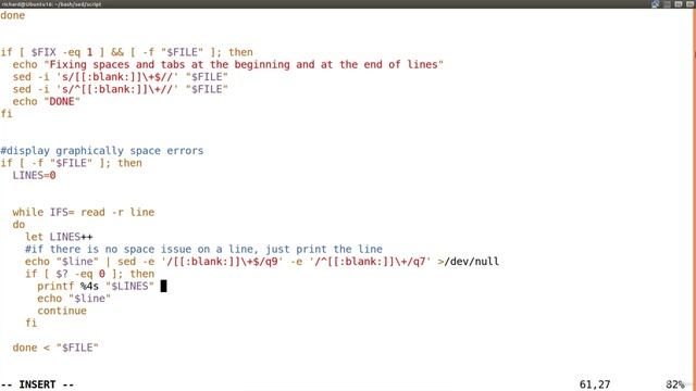 16. SED script PART 4 - line numbering