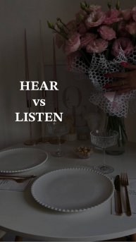 𝐇𝐄𝐀𝐑 𝐯𝐬 𝐋𝐈𝐒𝐓𝐄𝐍