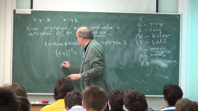 Лекция 02. Моноиды и группы, гомоморфизмы