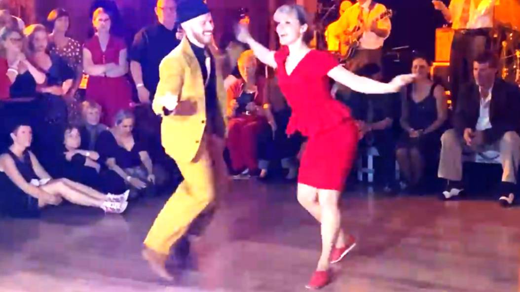 8 BOOGIE WOOGIE Improv - Sondre & Tanya. Танцы