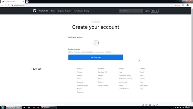 2. Create a GitHub Account (free)