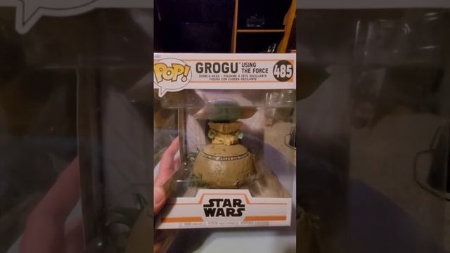 Funko Pop 485 Grogu Using The Force #toys #shorts #starwars #collection #nerd