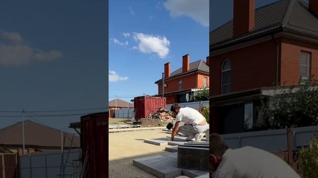 Укладка тротуарной плитки