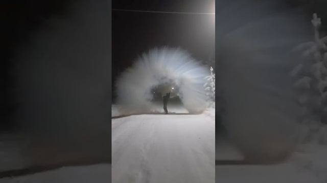 Якутский фейерверк при -52 С