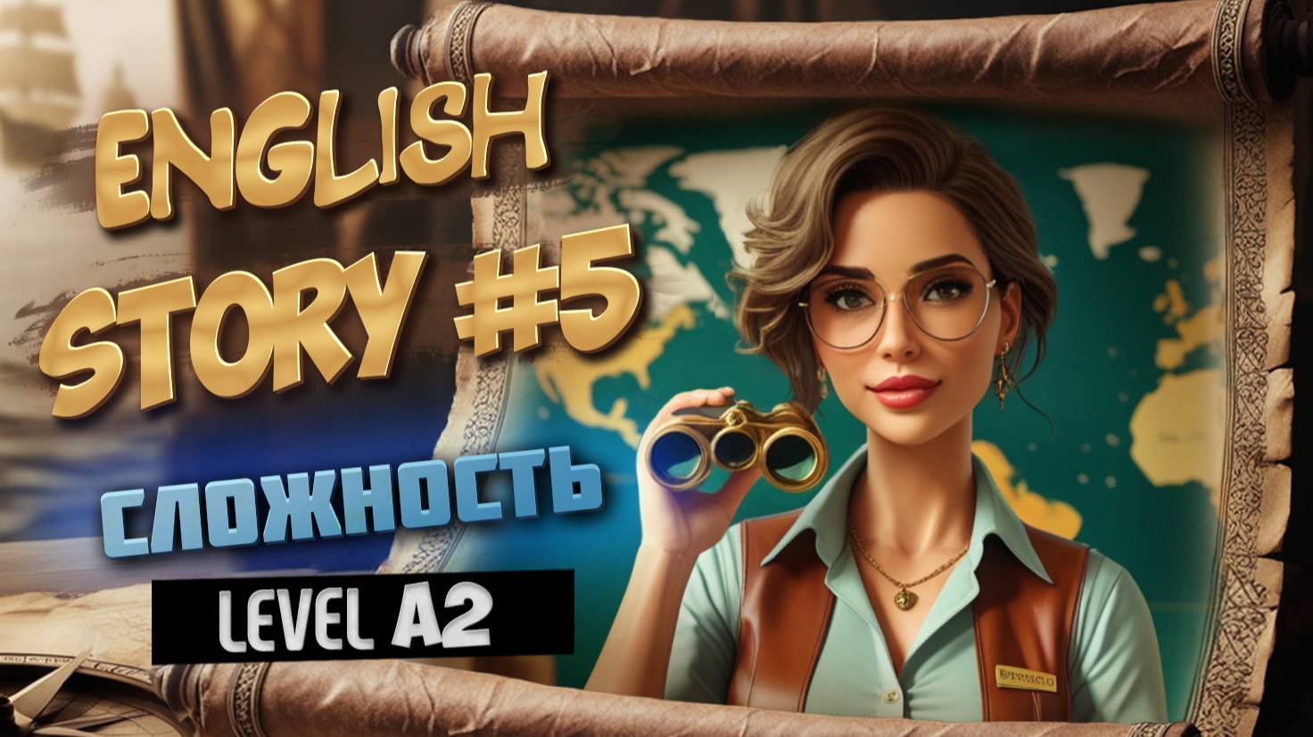 English Story №5. Путешествие к центру Земли. Level A2 (с переводом)