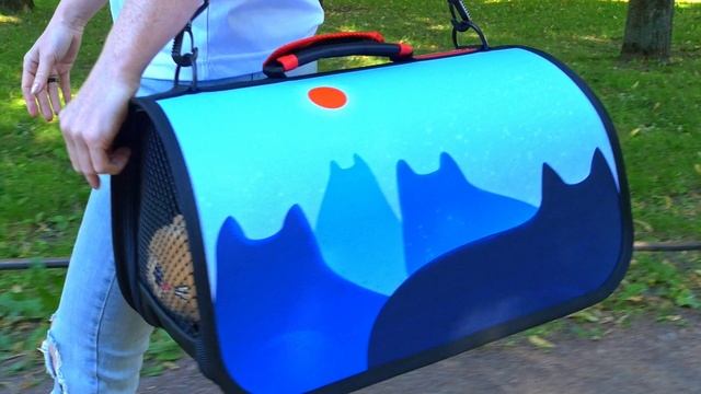 Сумка-переноска для кошек и собак от Optimum, ТЕНИ