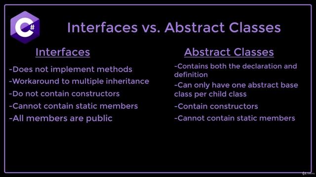 19. Interfaces vs. Abstract Classes