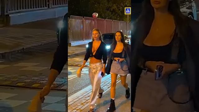 Nightlife in Moscow, Russia, beautiful Russian girls