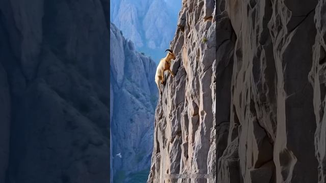 Find_salt_on_the_rocks_#shortvideos_#goats_#mountains_#animals_#love