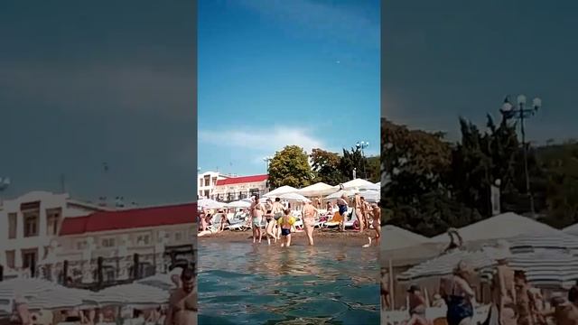 Судак. Центральный пляж.