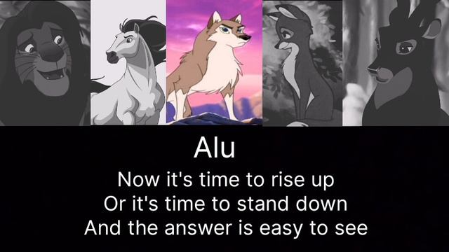 Ready As I'll Ever Be ( Simba, Spirit, Alu, Vixie, The Great Prince)