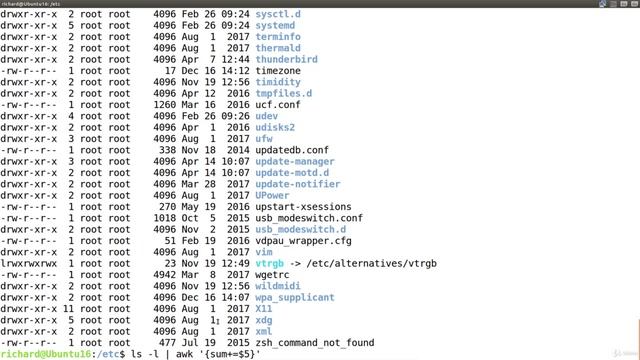 17. AWK script PART 5 - counting size of files using awk