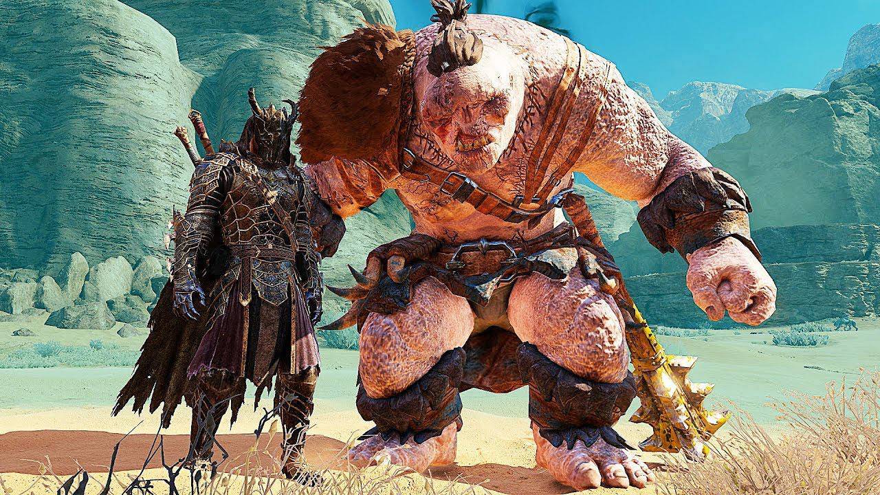 Shadow Of War - Битва С боссом Крепости Некромантов-мародеров ВЫСОКОГО 766-ГО УРОВНЯ В ПУСТЫНЕ