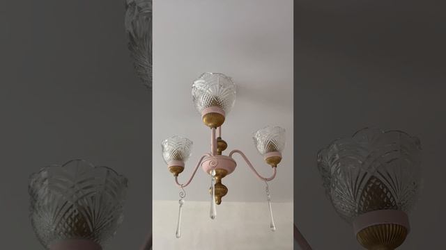 Розовые люстры СССР