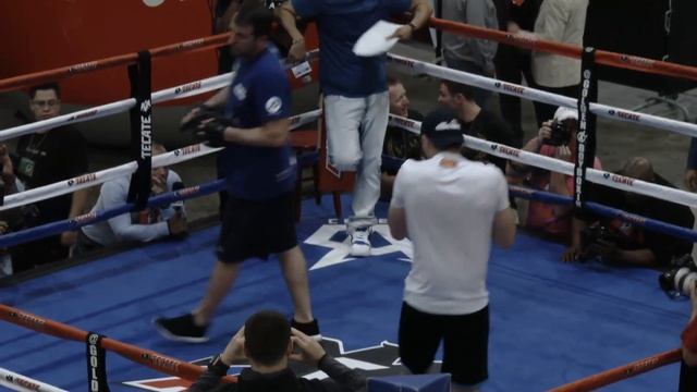 Liam Smith Media Workout and Interview | CANELO SMITH | 9.13.2016