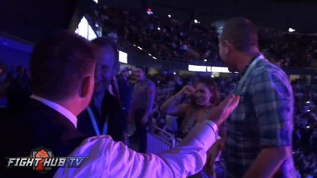 CANELO VS GOLOVKIN - FANS REACT TO 118-110 SCORECARD AT T-MOBILE ARENA