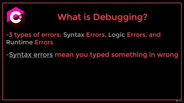 3. Types of Errors – Syntax, Runtime, and Logical