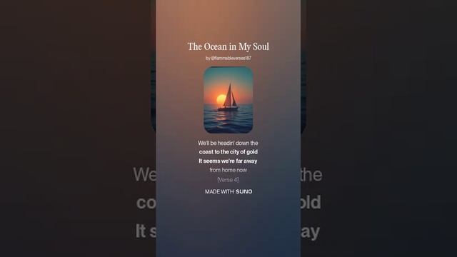 The Ocean in My Soul