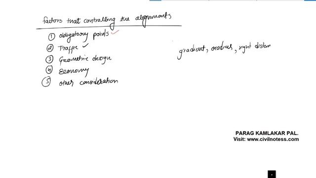 Highway alignment and survey (GATE, JE, SSC and PSUs exams ) by PARAG PAL