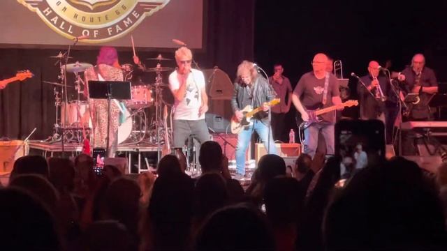Illinois Rock and Roll Hall of Fame 2022 - Johnny B Goode - REO, Jim Peterik, Charles Berry.