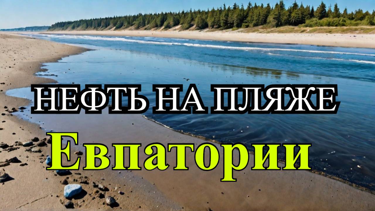 Мазутное загрязнение на побережье Евпатории: что происходит?