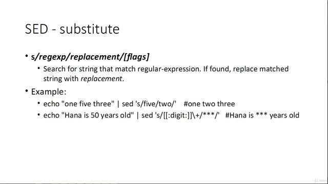 10. Explaining s - substitute command