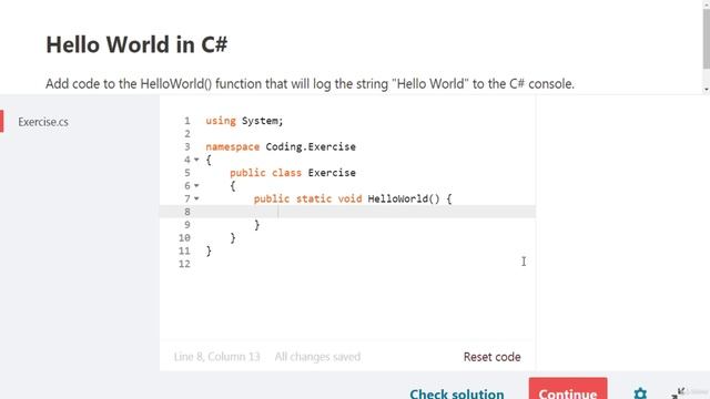 3. Answer and Explanation to Coding Exercise