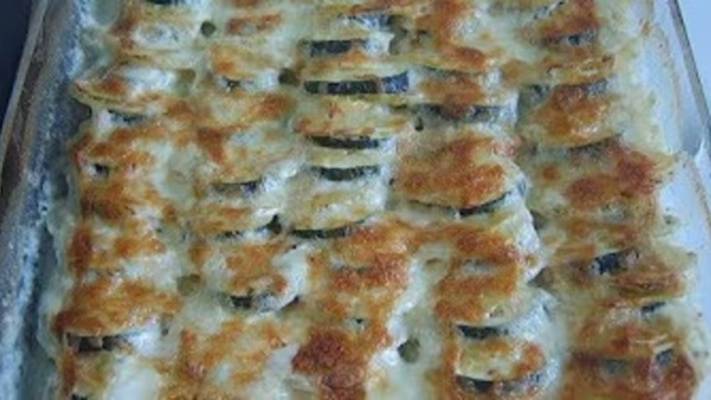 Запеканка из кабачков и картошки