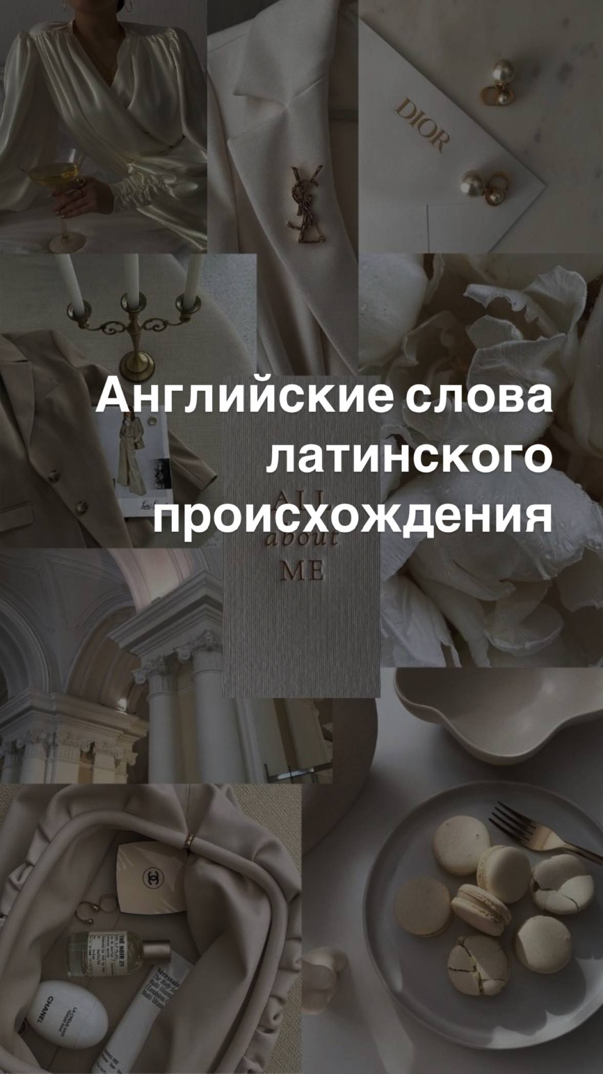 Английские слова латинского происхождения