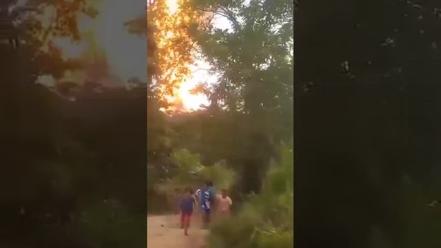 1)Извержение грязевого вулкана в Сан Хосе де Мулатос, Колумбия, 11 ноября 2024.